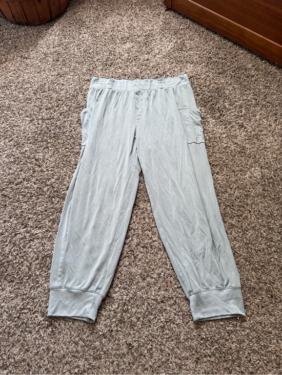 aerie Pants - aerie Light Sage Green Jogger Track Pants